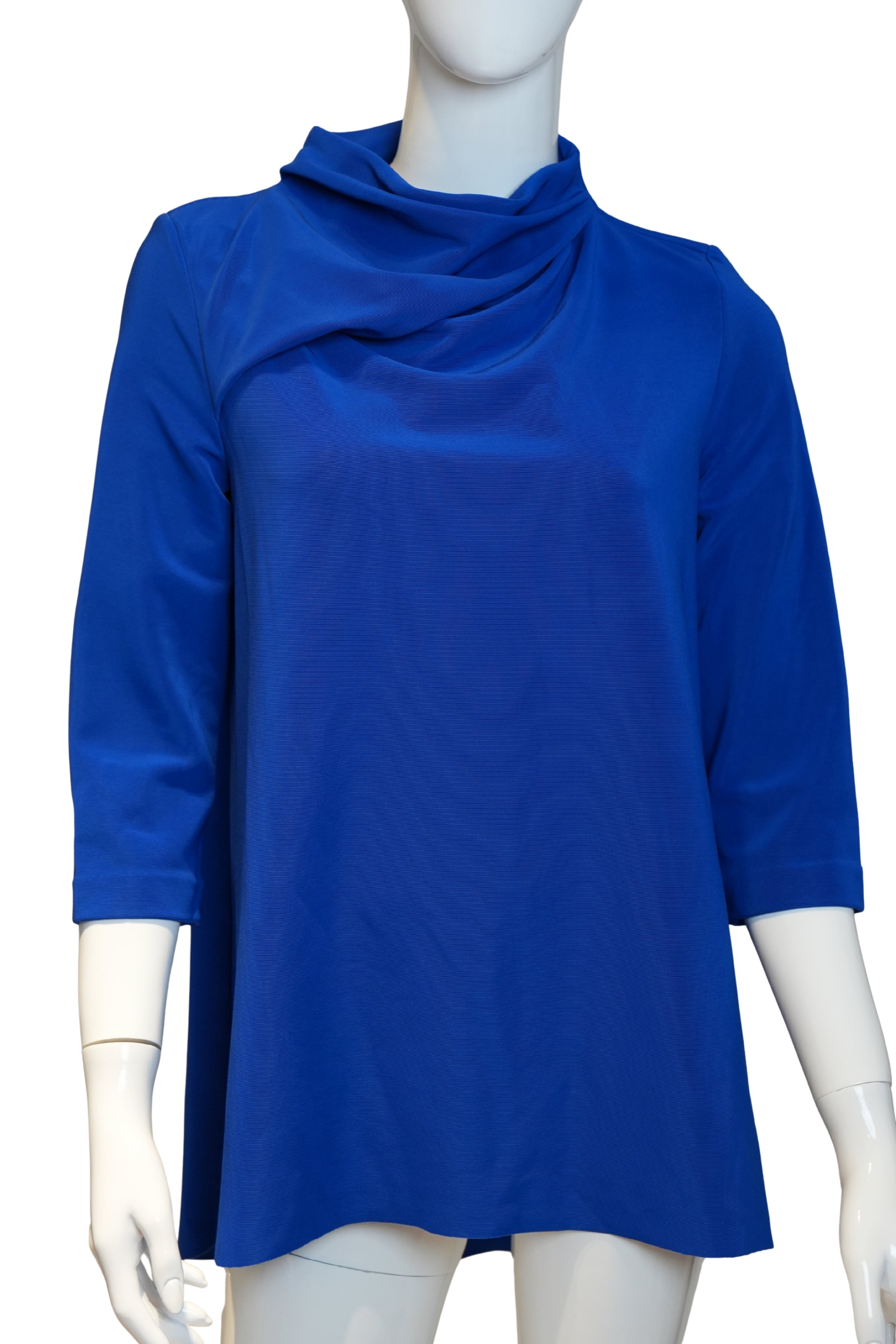 Blusa COS “Cobalto Drape” (segunda mano · excelente estado)