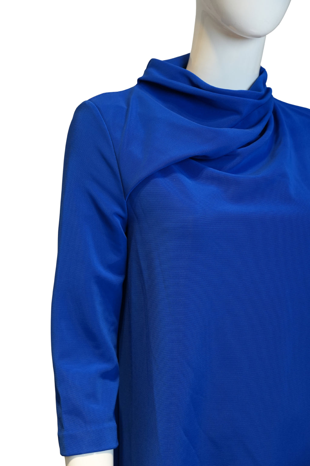 Blusa COS “Cobalto Drape” (segunda mano · excelente estado)