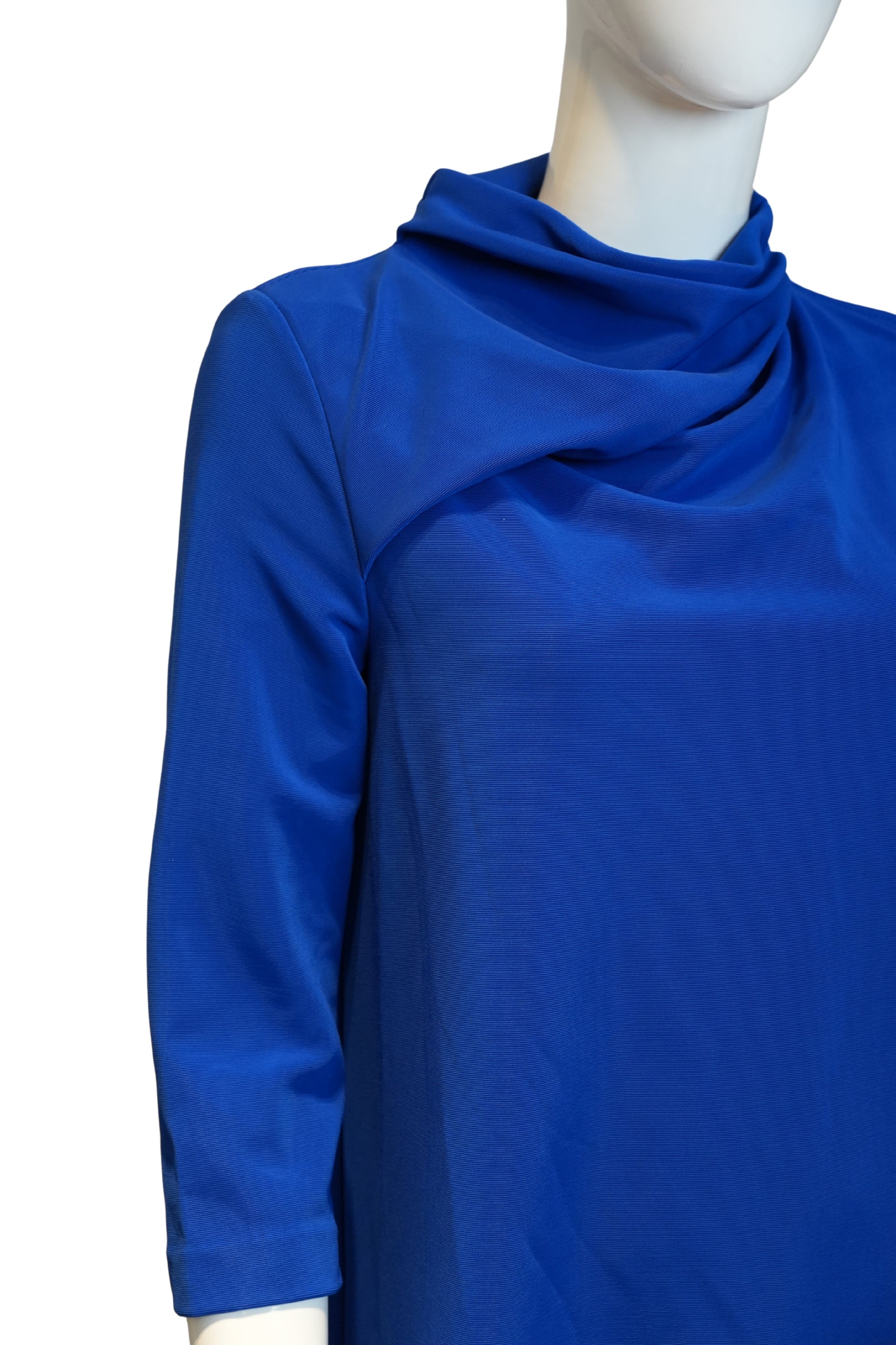 Blusa COS “Cobalto Drape” (segunda mano · excelente estado)