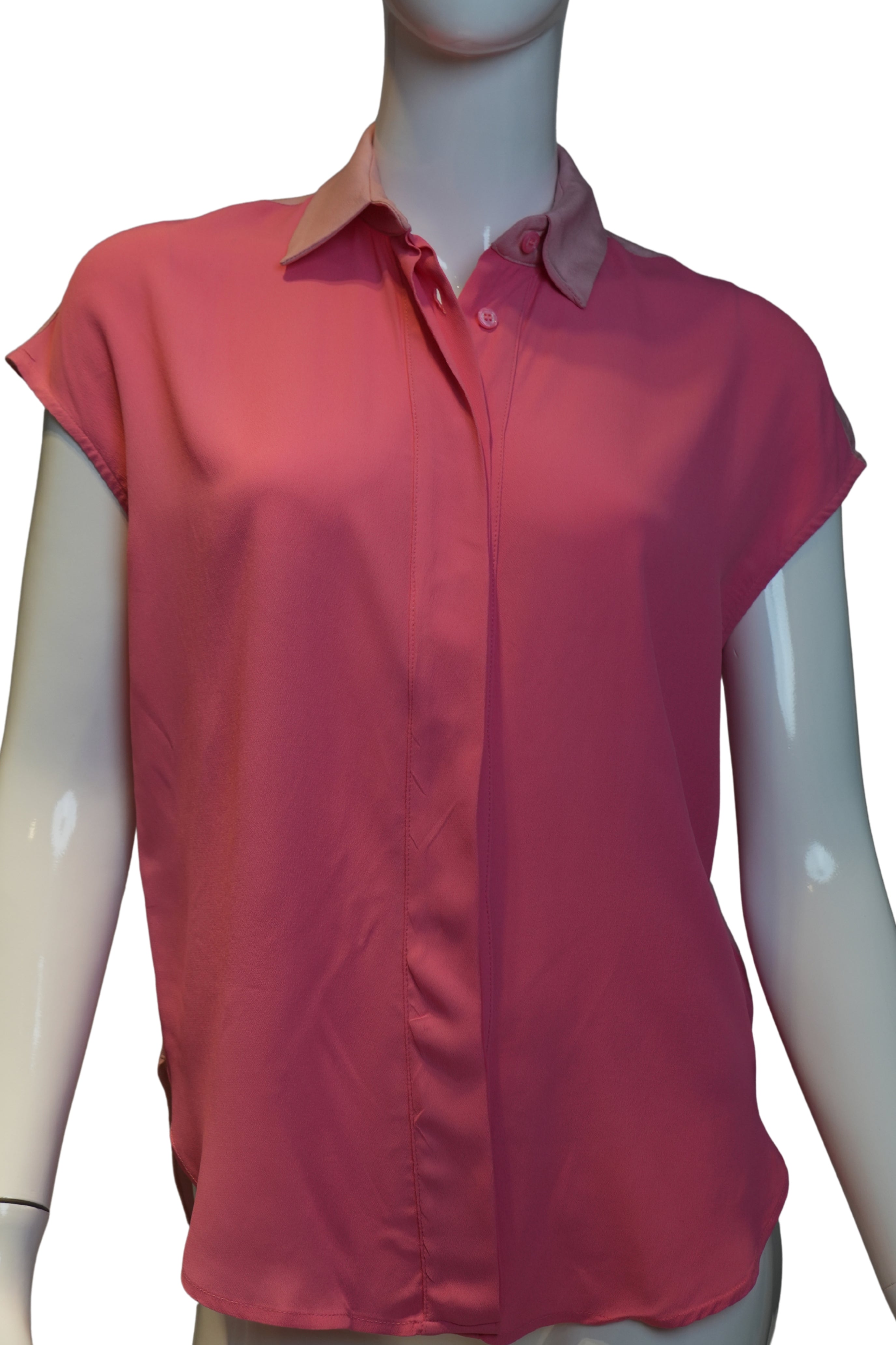 Blusa de Seda Bicolor “Dúo Rosé” (segunda mano · excelente estado)