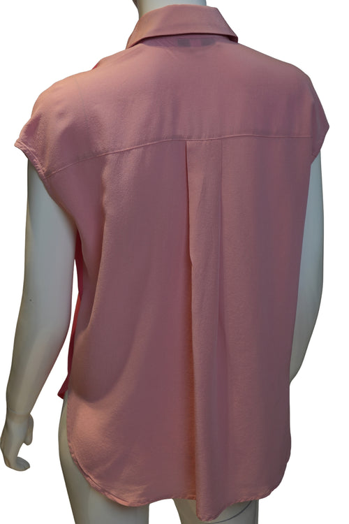 Blusa de Seda Bicolor “Dúo Rosé” (segunda mano · excelente estado)