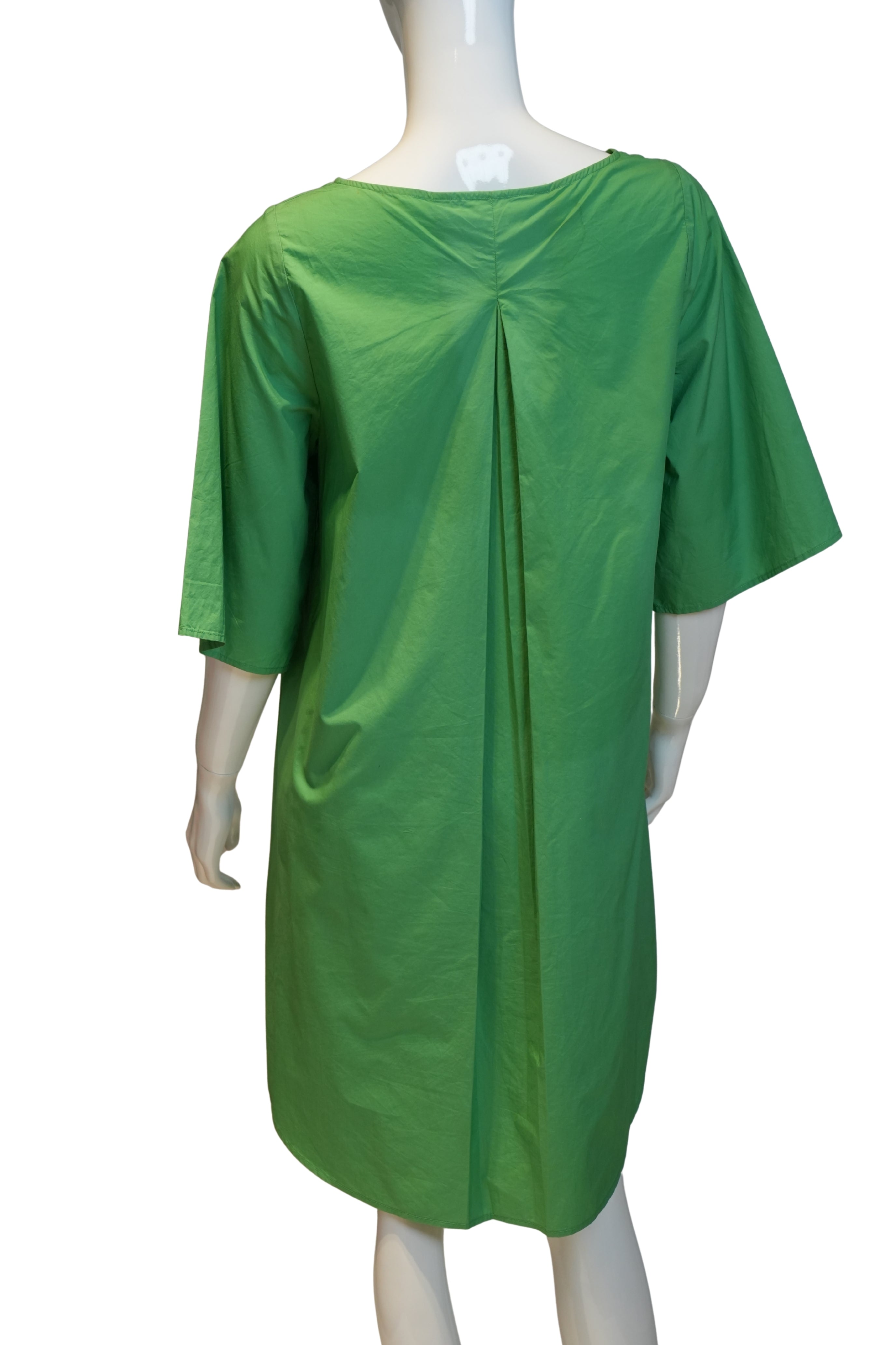 Vestido COS “Esmeralda” 100% Algodón – Verde Intenso