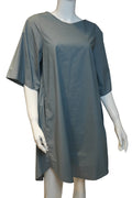 Vestido COS “Bruma” 100% Algodón – Gris Acero