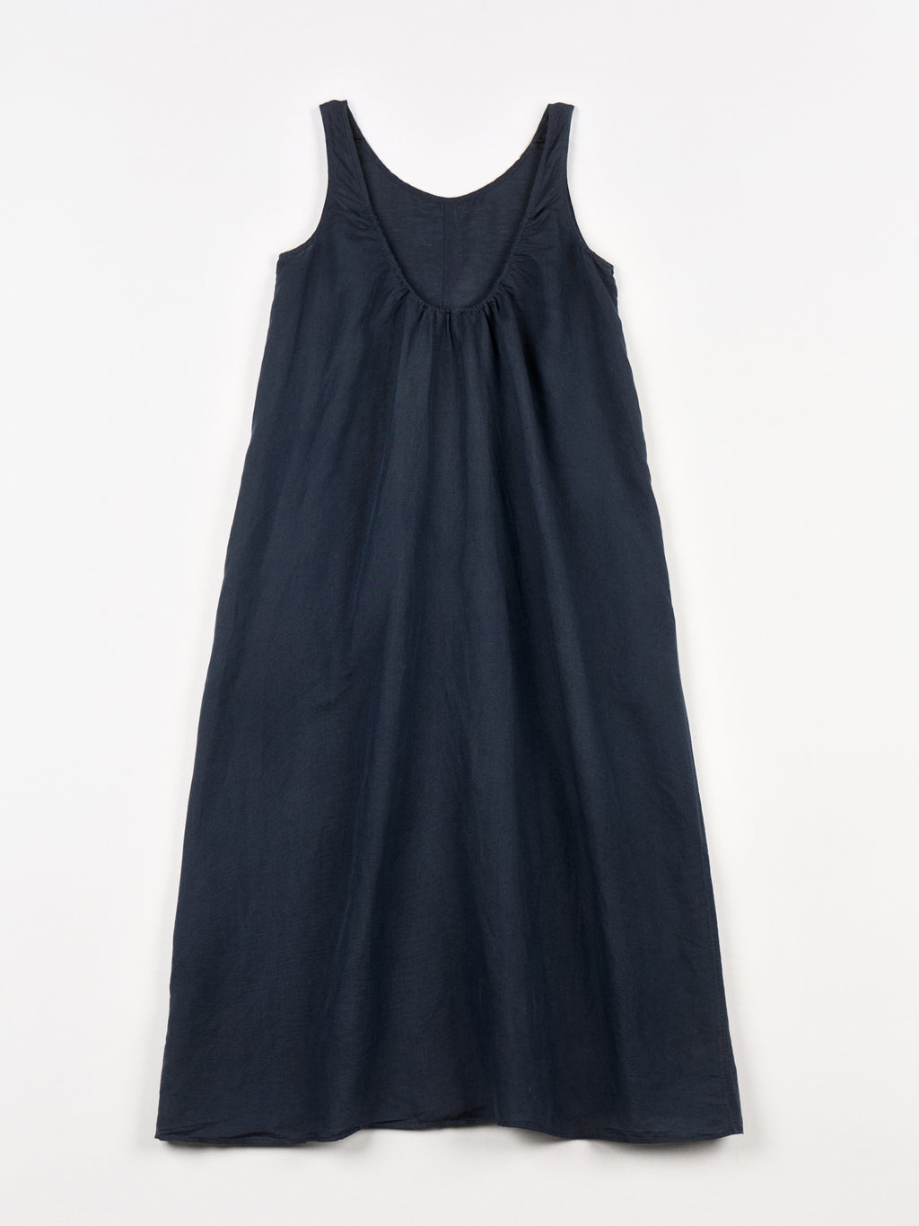 Vestido de Lino “Noche Marina” – Espalda Abierta