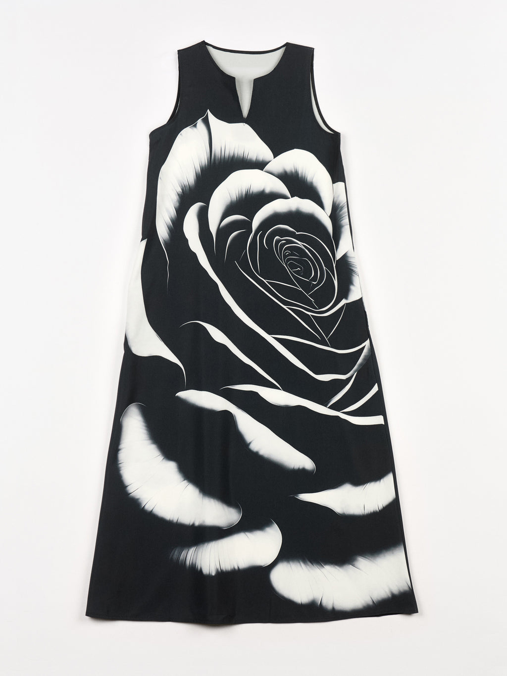 Vestido Maxi Rosa de Medianoche