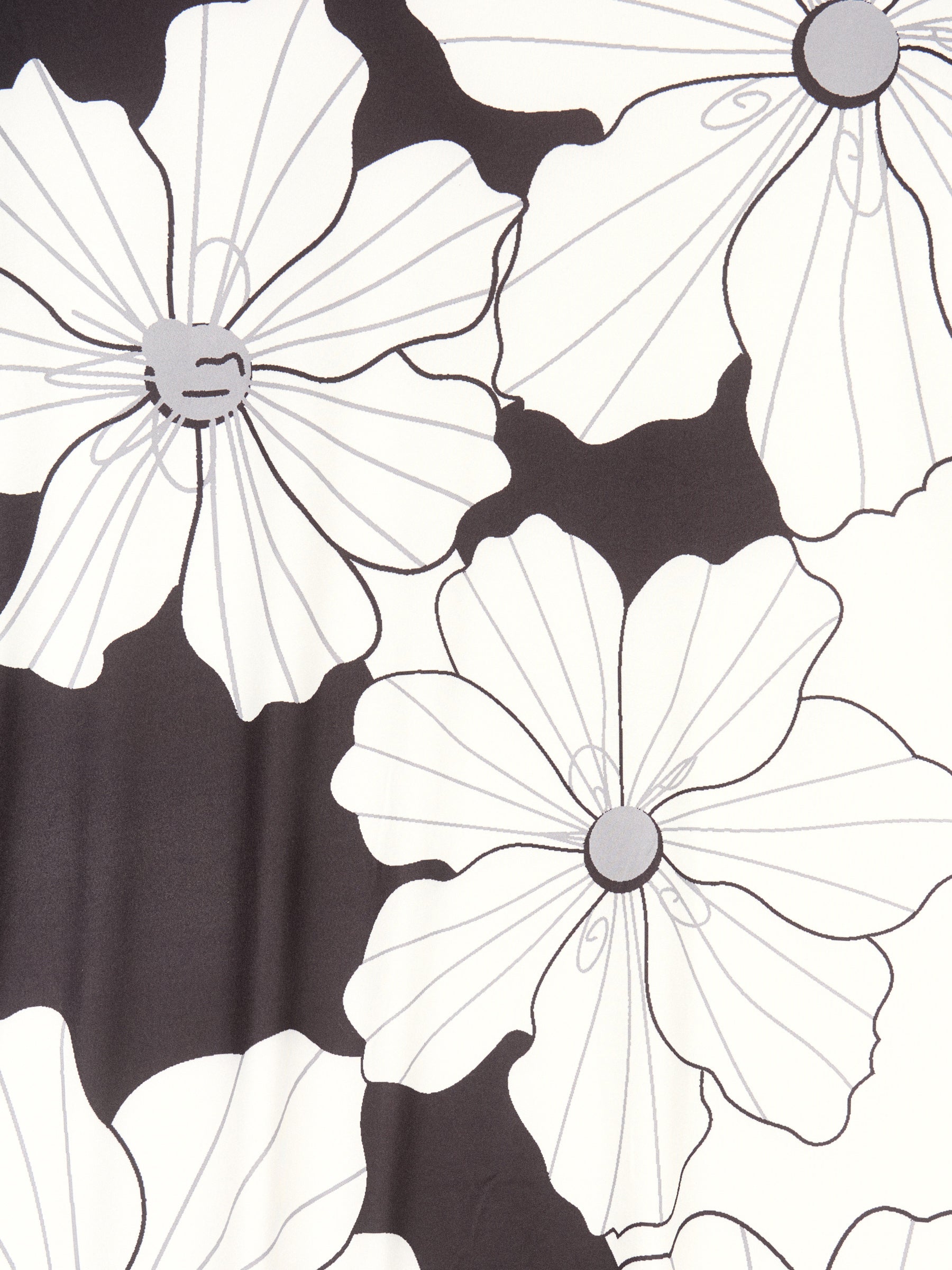 Vestido Maxi Bicolor “Flores Line Art”