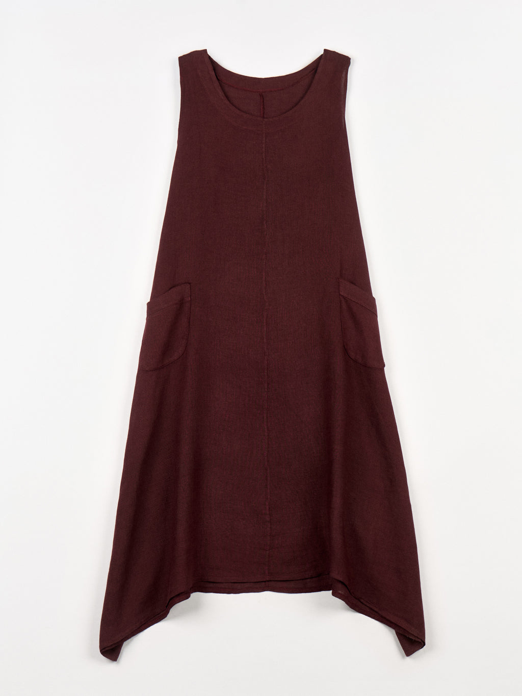 Vestido de Lino “Borgoña Cruzado”