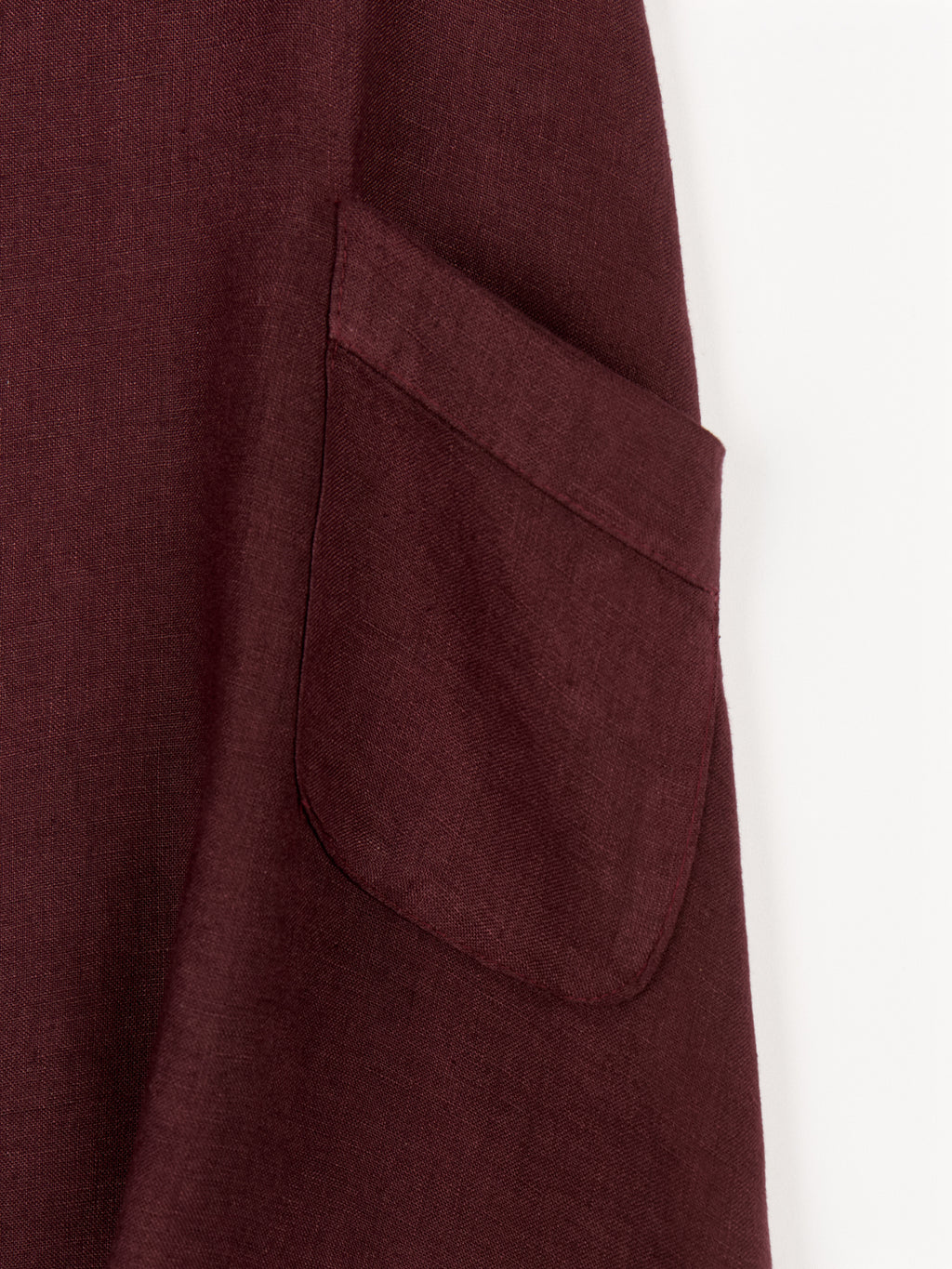 Vestido de Lino “Borgoña Cruzado”