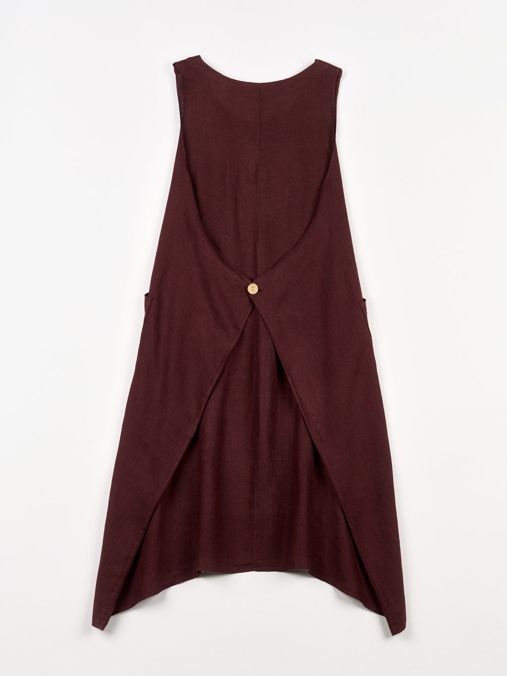 Vestido de Lino “Borgoña Cruzado”