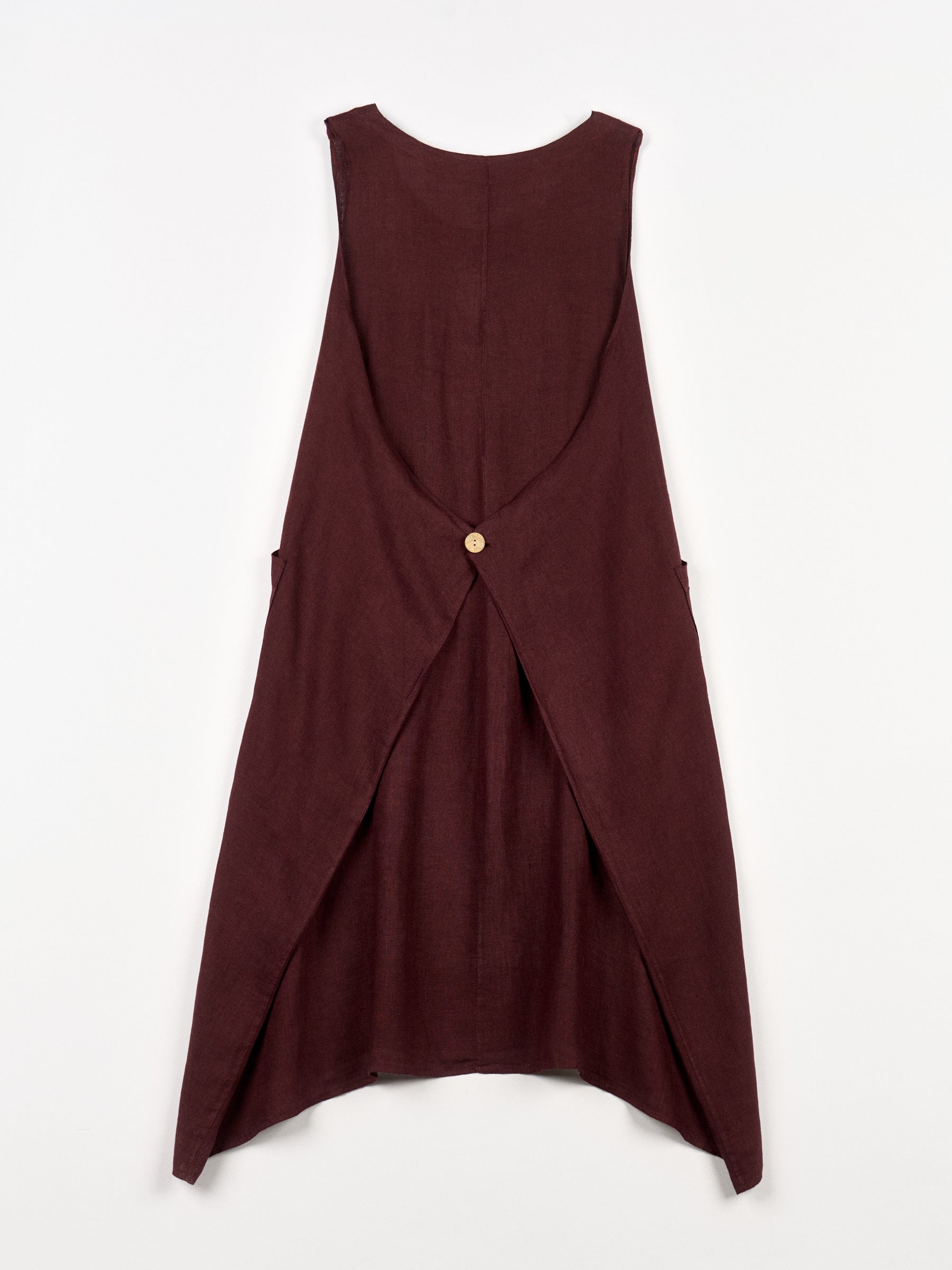 Vestido de Lino “Borgoña Cruzado”