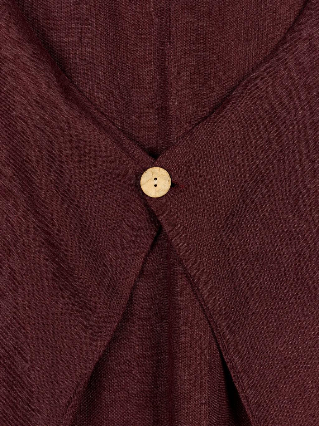 Vestido de Lino “Borgoña Cruzado”