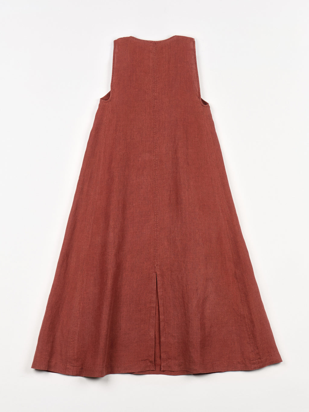 Vestido de Lino “Anillas Terracota”