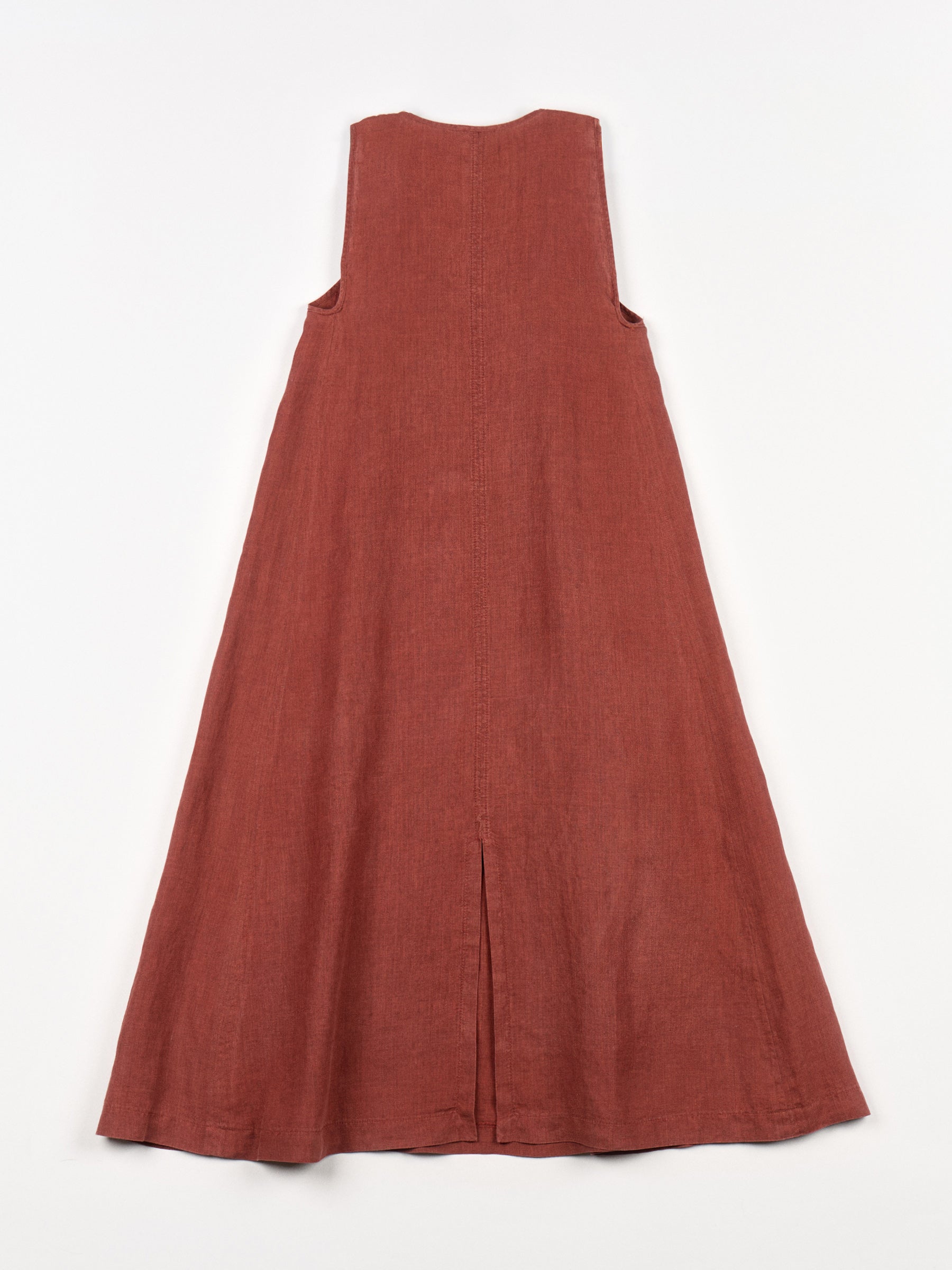 Vestido de Lino “Anillas Terracota”