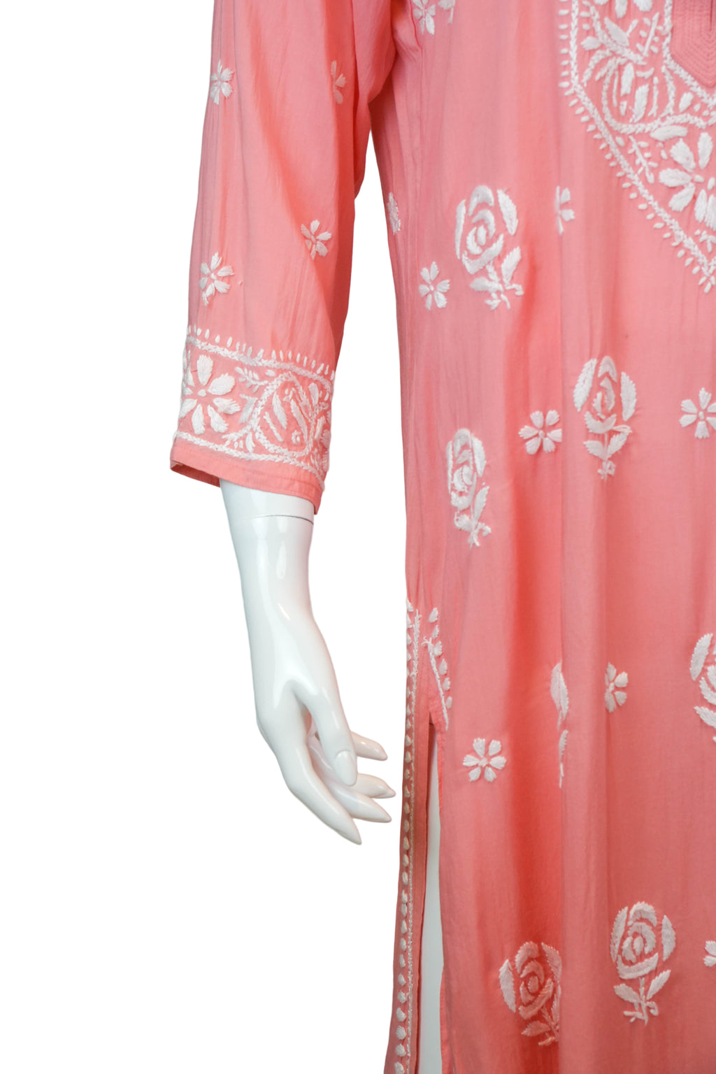 Túnica Bordada Rosa