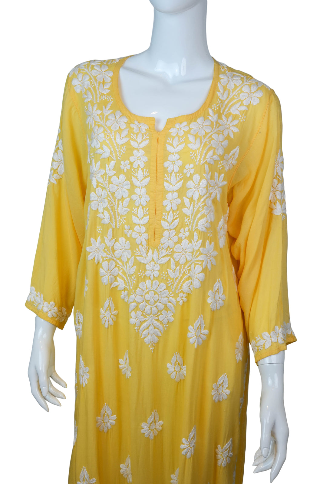 Túnica de Viscosa Amarillo