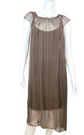 Vestido de Gasa Chocolate