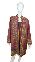Kimono India Kantha Granate Lima