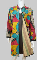 Chaqueta 3/4 Kantha Reversible Jaipur Multicolor