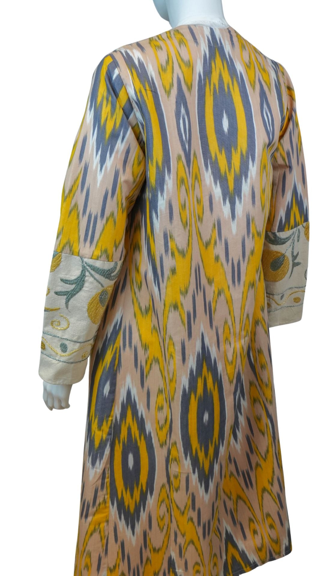 Kimono Suzani Granada Mostaza