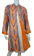 Kimono India Ikat Mandarina
