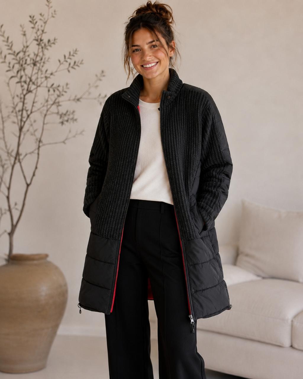 Flor de Medianoche-Chaqueta 3/4